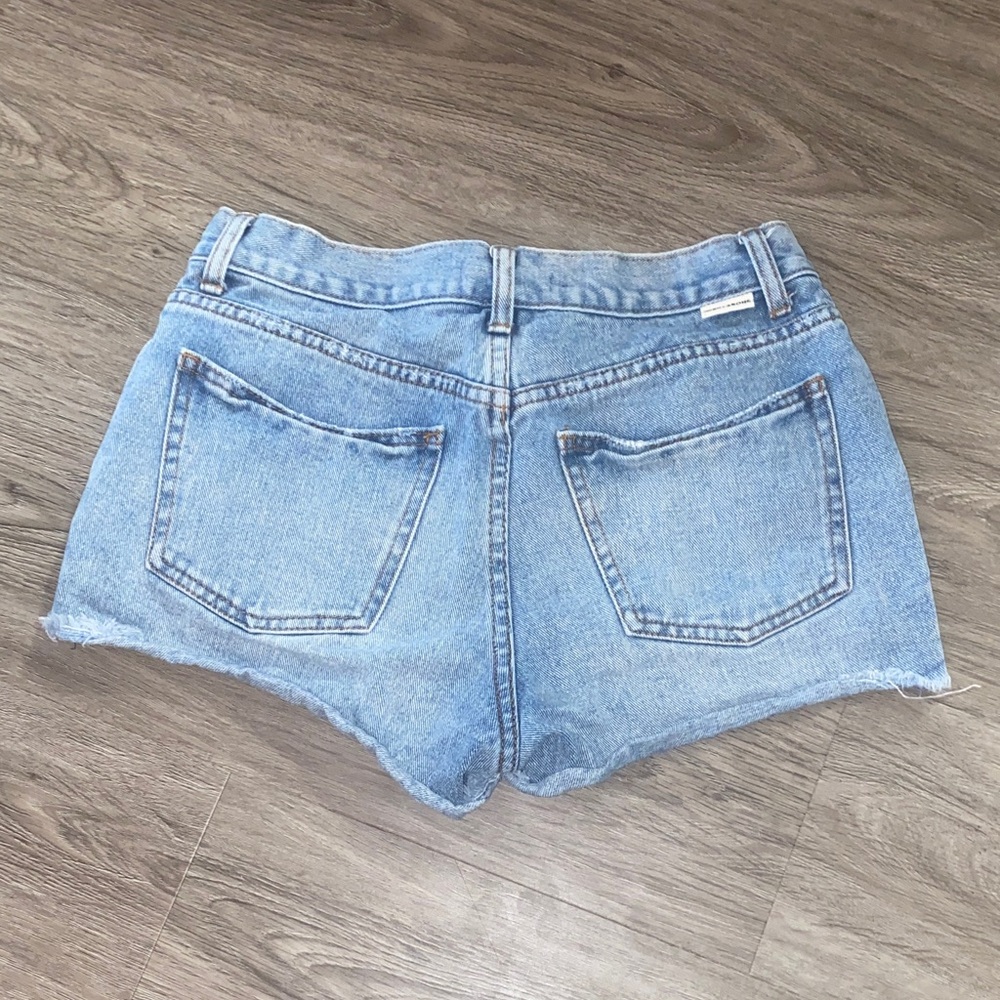 Billabong Light Blue Distressed Jean Shorts - Picture 2 of 6